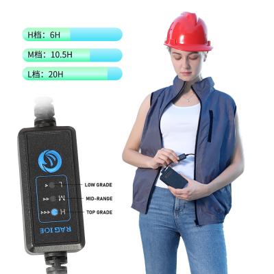 China Speed Adjustable Fan Cooling Vest Battery Operated Cool Vest For Hot Weather for sale