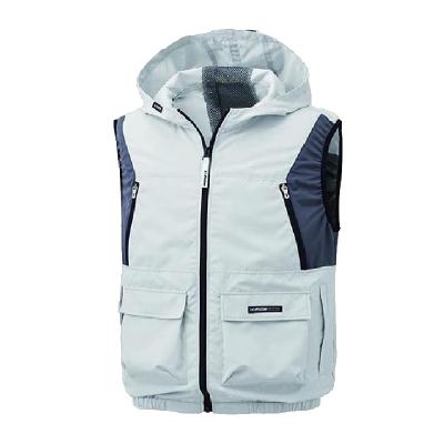 China Man Outdoor Fan Cooling Vest Air Conditioned Cooling Jacket Ice Vest for sale