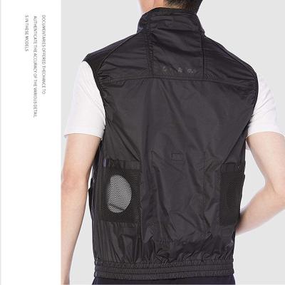 China Summer Cooling Vest With 2 5V USB Fans Air Cooling Gilet With Fans for sale