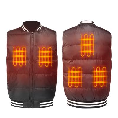 China Brown Washable Outdoor Heated Vest 45c Milwaukee Electric Jacket for sale