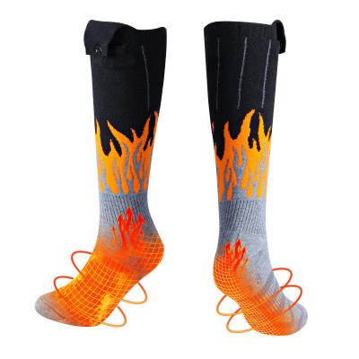 中国 Electric Winter Thermal Heated Socks Washable With Rechargeable Battery 販売のため