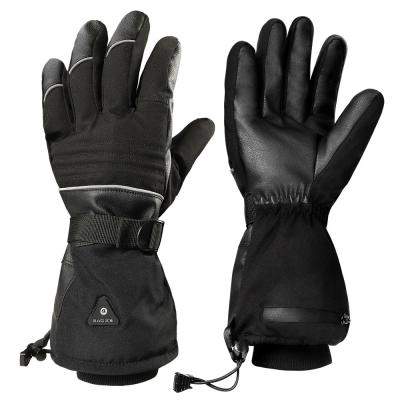 China FCC Rechargeable Heated Motorcycle Gloves Electric Warming Mittens for Winter Warm Keeping for sale