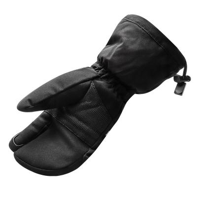 China Skating Battery Powered Heated Mittens Touchscreen Electric Warming Gloves for Winter Outdoor Activities for sale