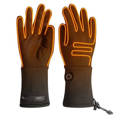 Chine Les gants passionnés imperméables électriques des gants 7.4V d'hiver passionnés les plus minces à vendre