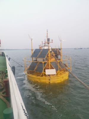 China Marine Metocean Data Buoy Platform Sub real Time Wireless Transmission for sale