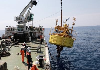China Lidar offshore soluções de LiDAR flutuantes até 10 Km alcance aspirações azuis à venda