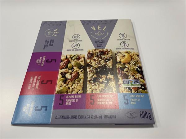 Quality Foldable Nuts Packaging Box Card Paper Packaging Box For Food for sale