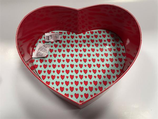 Quality ISO9001 Eco Paperboard Gift Boxes Heart Shaped With Spot Color Printing for sale