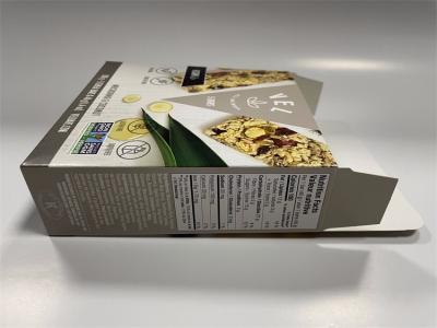 China Eco-vriendelijke gedrukte papieren dozen Witte kraftdoos met glanzende laminaat Te koop