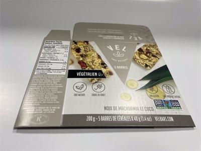 China Cajas de productos impresos a medida de offset Caja de embalaje de papel grueso rectangular en venta