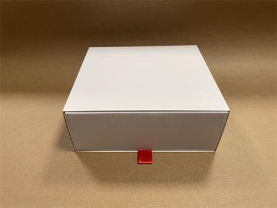 Chine Boîtes de rangement en carton blanc léger à vendre
