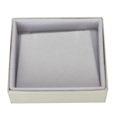 Китай Вставка бархата подарочной коробки ювелирных изделий картона квадрата белая для шкентеля кольца продается