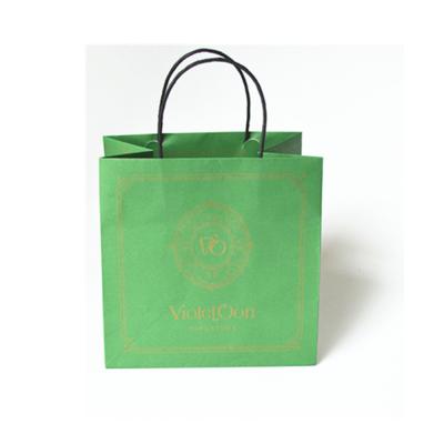 China Papel de empaquetado de sellado caliente Bag+ de la joyería de Logo Recycled Paper Gift Bags 210m m en venta