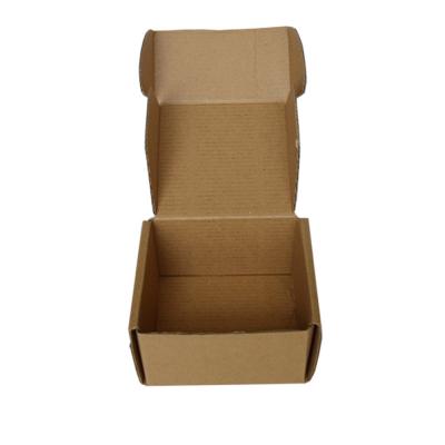China Khaki Foldable Cardboard Shoe Boxes Clothes Corrugated Packaging Boxes for sale