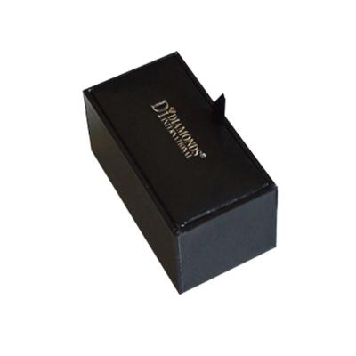 China Handmade Coin Paper Jewelry Gift Boxes CDR Format Black Velvet Jewelry Box for sale