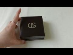 Jewelry Plastic Gift Box Velvet Insert Silver Card Boarder Bangle Box