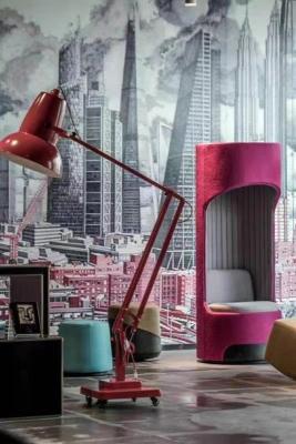 China Fabrica tapizado Espacio de trabajo colaborativo Muebles de hotel Sofá de vestíbulo en venta