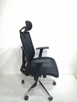 Китай Эргономичные кресла для домашнего офиса с высокой плотностью черной сеткой продается