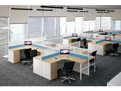 China Personalisierte Büroarbeitsplätze Kabinen Möbel 5x5 ISO-zertifiziert zu verkaufen