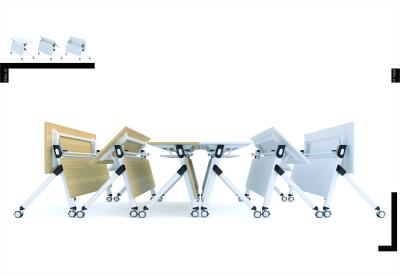 China Cadeiras de reunião empilháveis laminadas a 360 graus Cadeiras de mesa de sala de reuniões à venda