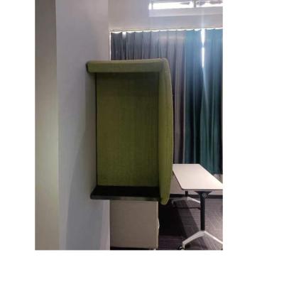 China Acoustic Shared Workspace Furniture Wall Mounted Phone Booth for sale