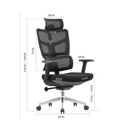 Chine Chaise de bureau à treillis pivotant moderne Mfavour Chaise ergonomique à vendre