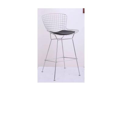 China Chrome Steel Bistro Bar Table And Chairs Outdoor Counter Stools ODM for sale