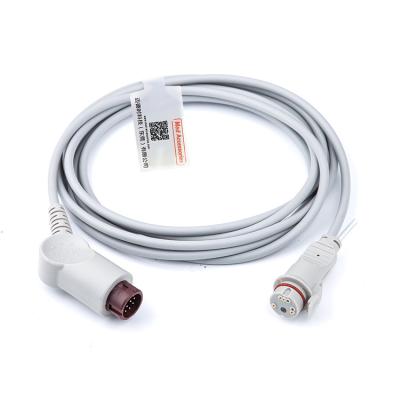 China Stable 12 Pin IBP Adapter Cable Harmless Practical Compatible HP To Transducer BD Connector for sale