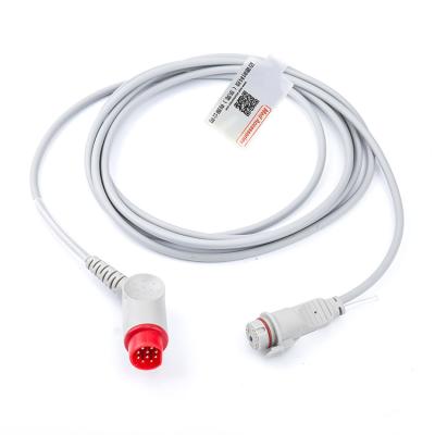 China Cable de adaptador IBP multifuncional Gris Mindray duradero a BD 12 pin en venta