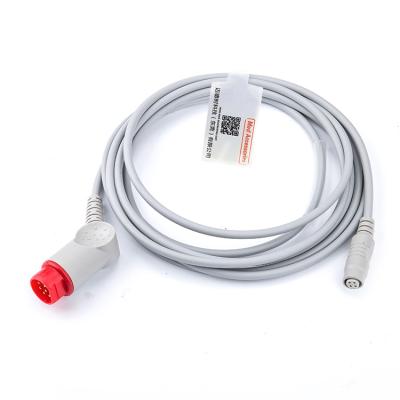 China Reusable Nontoxic Mindray IBP Cable , Practical Pressure Transducer Cable for sale