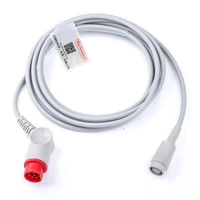China Portable IBP Adapter Cable TPU Mindray To MR 12 Pin IBP Transducer for sale