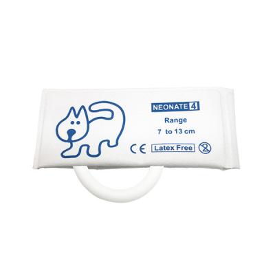 China Neonatal Disposable NIBP Cuff 7-13cm Single Tube Com Conector à venda