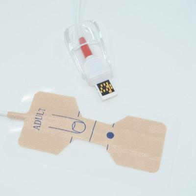 China Length 0.9M Disposable Spo2 Sensor Latex Free Adhesive Material for sale