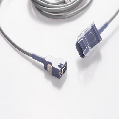 Chine DOC-10 Pratique câble Nellcor Spo2, fil oxymètre à impulsions à 14 broches à vendre