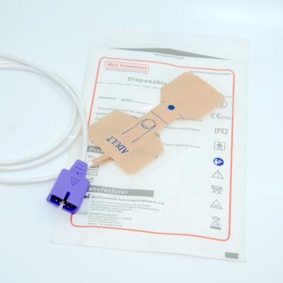 China Nontoxic Disposable Oximeter Sensor , Portable Nellcor Pediatric Spo2 Sensor for sale