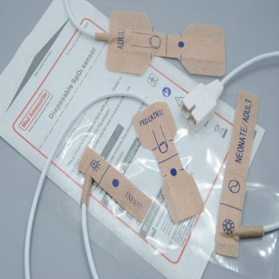 China Sensor de oxímetro de pulso descartável MEK compatível com bebês à venda
