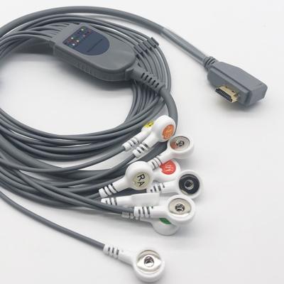 Китай Устойчивый мягкий кабель Холтера для ЭКГ длина 1,1 м с HDMI-коннектором продается