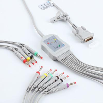 Chine Cable électrocardiographe à LED 12 à vendre