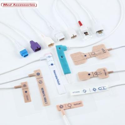 China Fabrica de Adesivos Médicos para Adultos Disponível Sensor Spo2 Adesivo Durável Para Monitores de Marca Principal Compatível Nellcor à venda