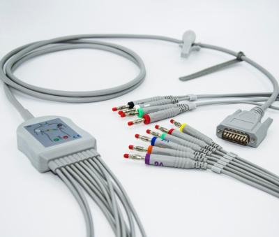 Китай Мортра Банановый Вставка ЭКГ кабельный набор 3.0 Диаметр кабеля для пациента Монитор аксессуар продается