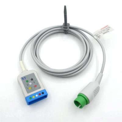 Medical Monitor Accessory Compatible Spacelabs ECG Trunk Cable 5 Lead IEC EKG Cable