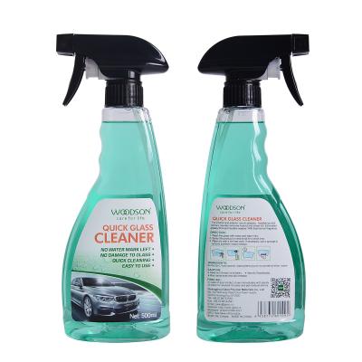 China Translucent Glass Car Paint Cleaner 500ml Spray Refreshing Vision for sale