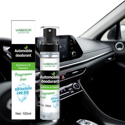 China Automobilinnenspray-Auto-Geruch-Eliminator-Flüssigkeit des desodorierenden Mittels 100ml zu verkaufen