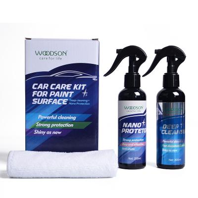 China Multipurpose Car Wax Spray Polish Paint Cleaner Car Care Kit For Paint Surface for sale