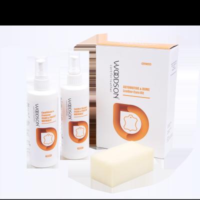 China 250ml Antibacterial PU Leather Care Kit Cream Conditioner for Handbag Furniture for sale