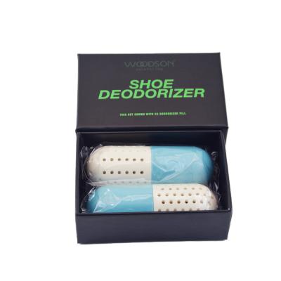 China Zeolite Desiccant Leather Shoe Care Kit Smell Remover Sneakers Deodorizing Shoe Pills for sale