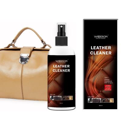 中国 Premium Leather Handbag Cleaner And Care Spray PU Leather Care Kit Smooth Leather Nourishing 販売のため