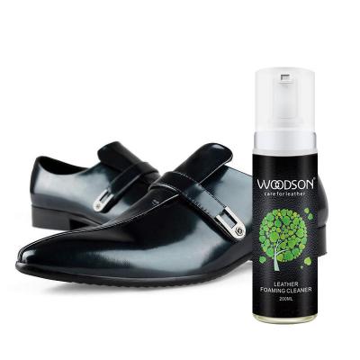 China All Purpose Leather Shoe Cleaner Kit Leather Boots Foaming Cleaner Solution Spray à venda