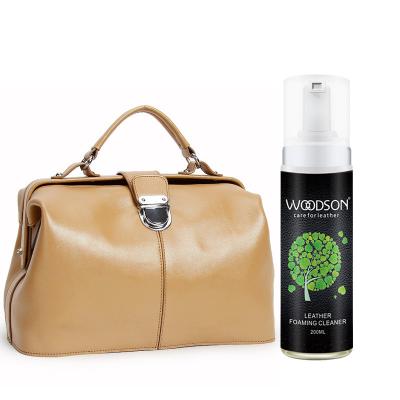 China Luxury Handbag Cleaner Spray Leather Foam Cleaner for Cleaning, Repair And Care for sale