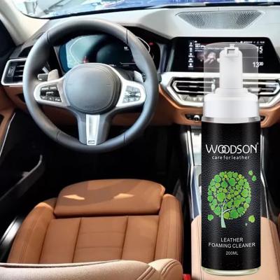 China Car Interior Foam Cleaning Spray Leather Steering Wheel Car Seat Clean And Polished for sale